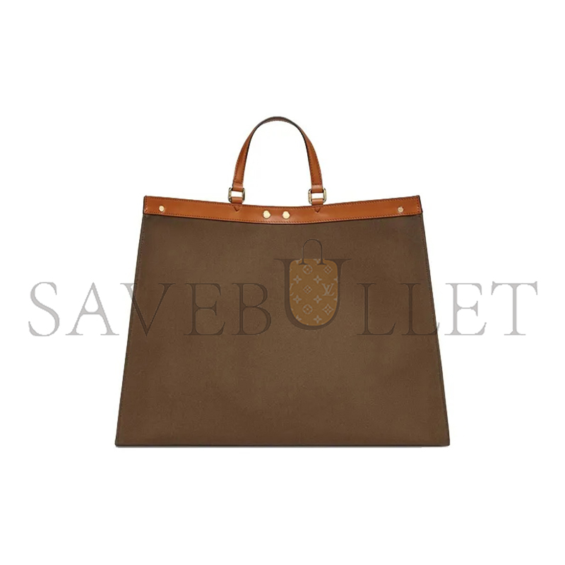 FENDI CANVAS VITELLO KING LOGO EMBROIDERED LARGE PEEKABOO X-TOTE 8BH375ABVVF1891 (46*35.5*15.5cm)